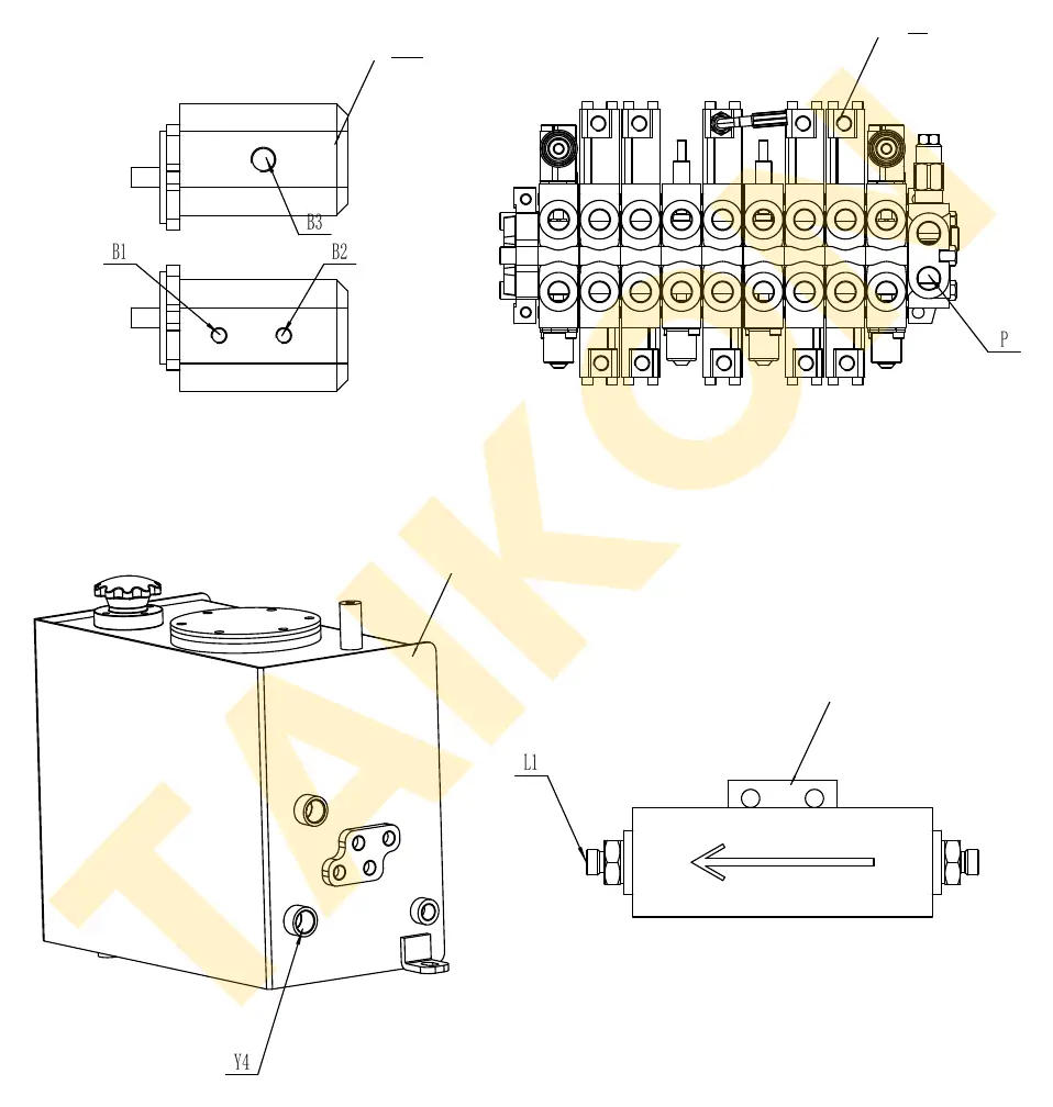 Schläuche: Pumpe — TAIKON KT16 Pro