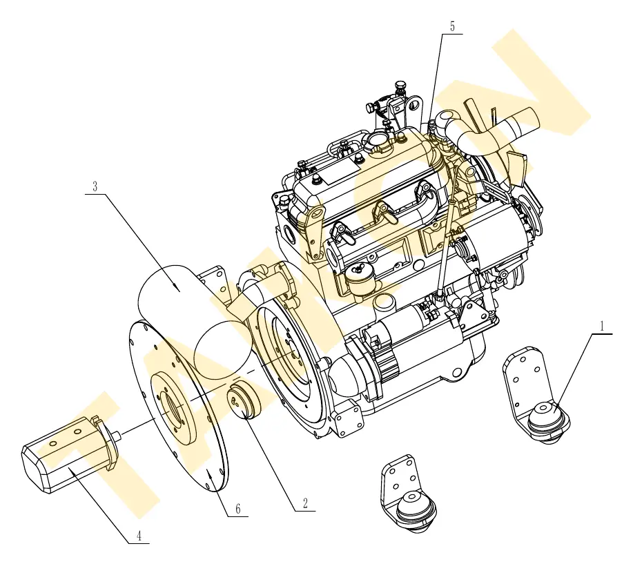 Motor – Übersicht — TAIKON LT16 Pro