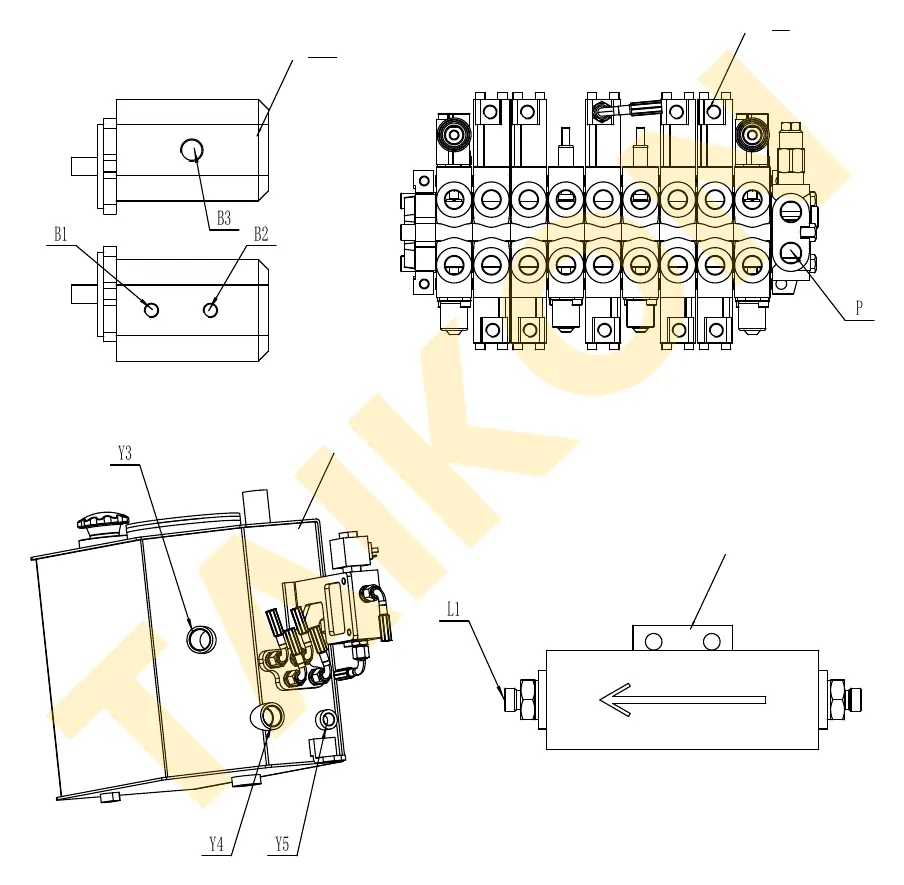 Schläuche: Pumpe — TAIKON LT16 Pro